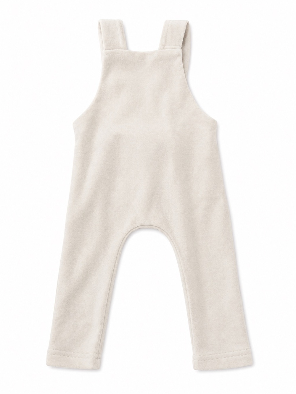 EUC Mebie Baby Neutral Beige Baby Overalls - Soft Fleece Romper